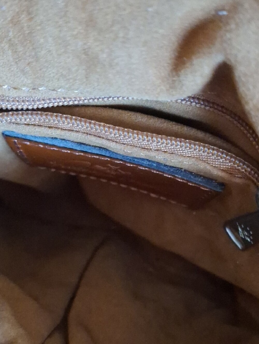Patricia Nash Blue Tooled Leather Crossbody Bag - Picture 5 of 9